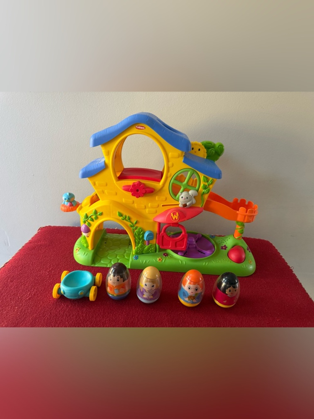 Playskool WEEBLES - Turn N’ Tumble Musical House Playset with 4 weebles